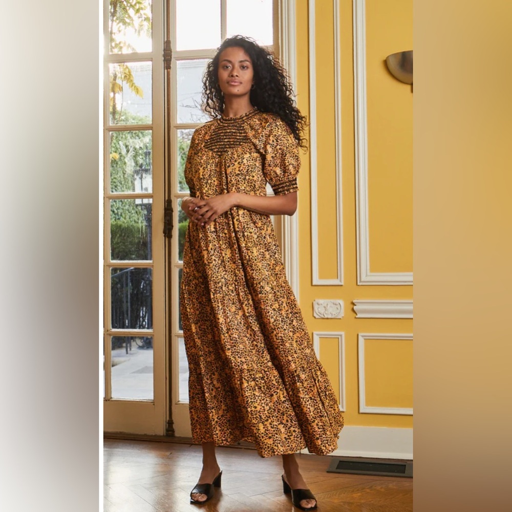 SAYLOR Kirsten Leopard Print Maxi Dress
